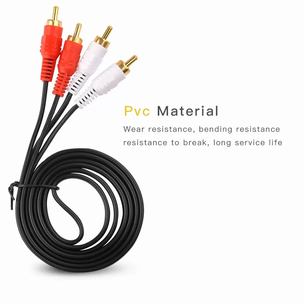 5M 2RCA Male to 2RCA Male Stereo Audio Cable - image 6