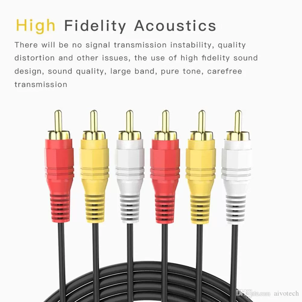 5M Audio Video Cable Length DVD Player TV Universal - image 5