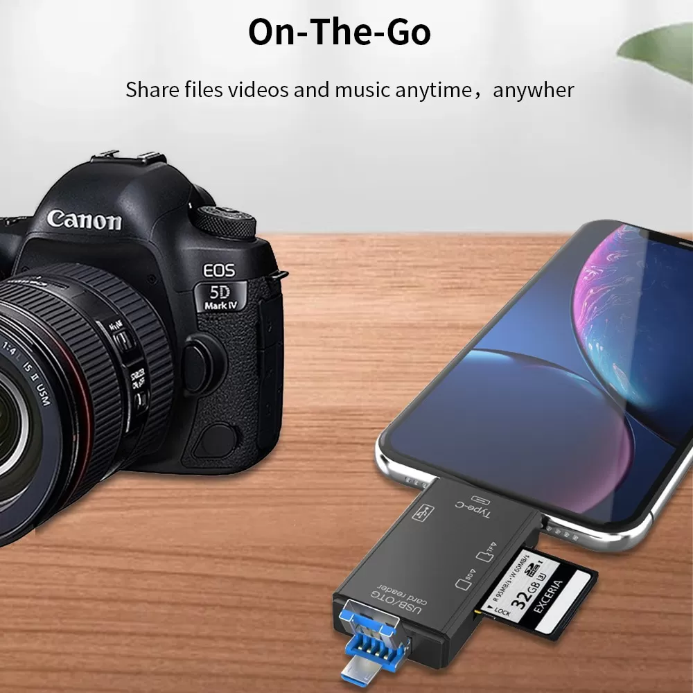 6 in 1 Memory Card Reader with USB 3.0 Type - image 3