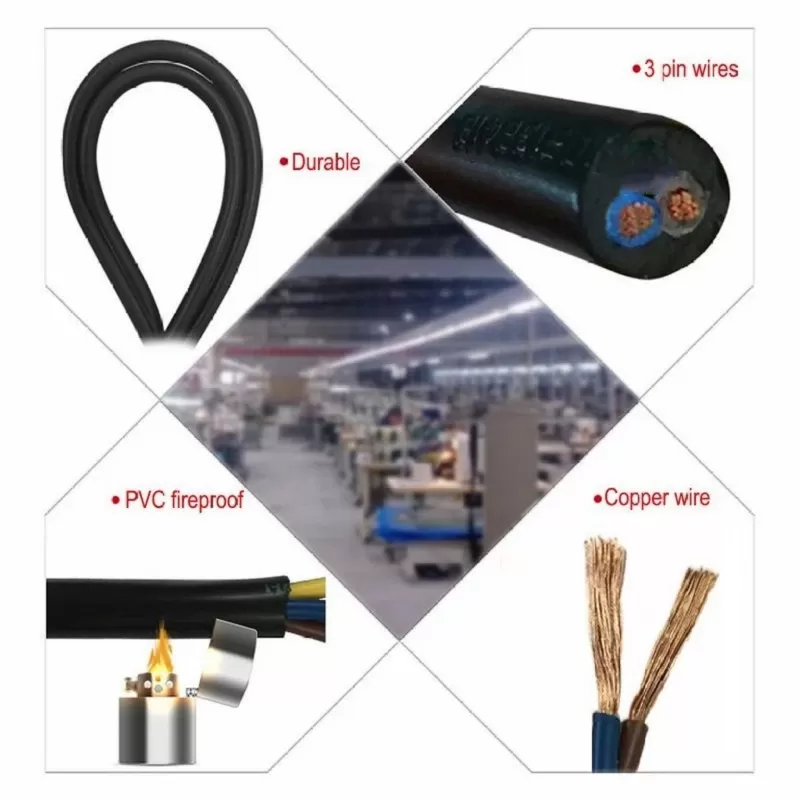 AC Power Adapter Cord Cable Eu Plug 2 pin - image 3