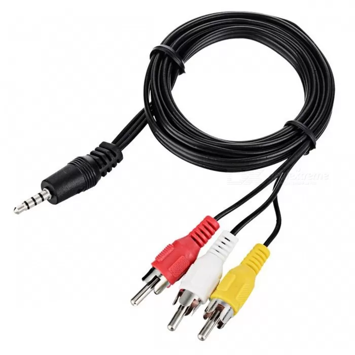 Audio Video to 3RCA Cable 3.5mm turn TV Box - image 2