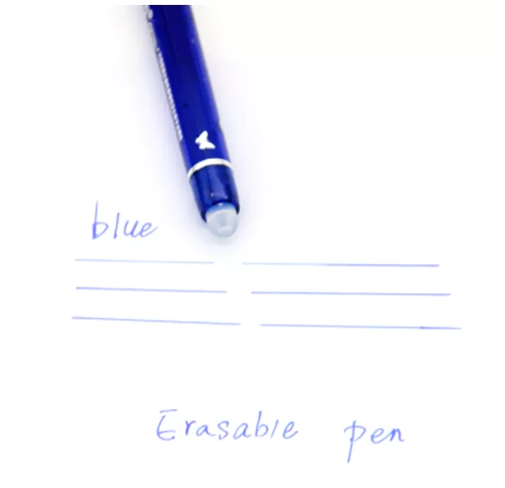 Blue Erasable Pen Set 0.5 mm Washable Handle Magic Erasable - image 4