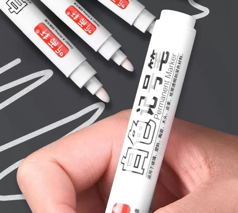 Car Tyre Permanent White Paint Pen Markers Waterproof - image 8