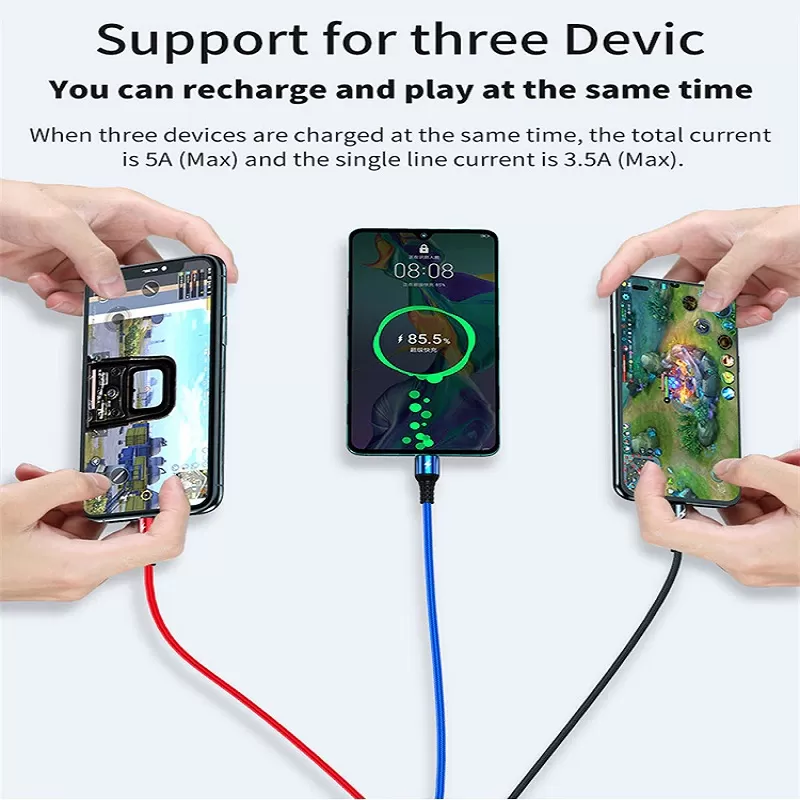 Fast Charging 3 in 1 USB Cable , Micro USB / Type C / lightn - image 5