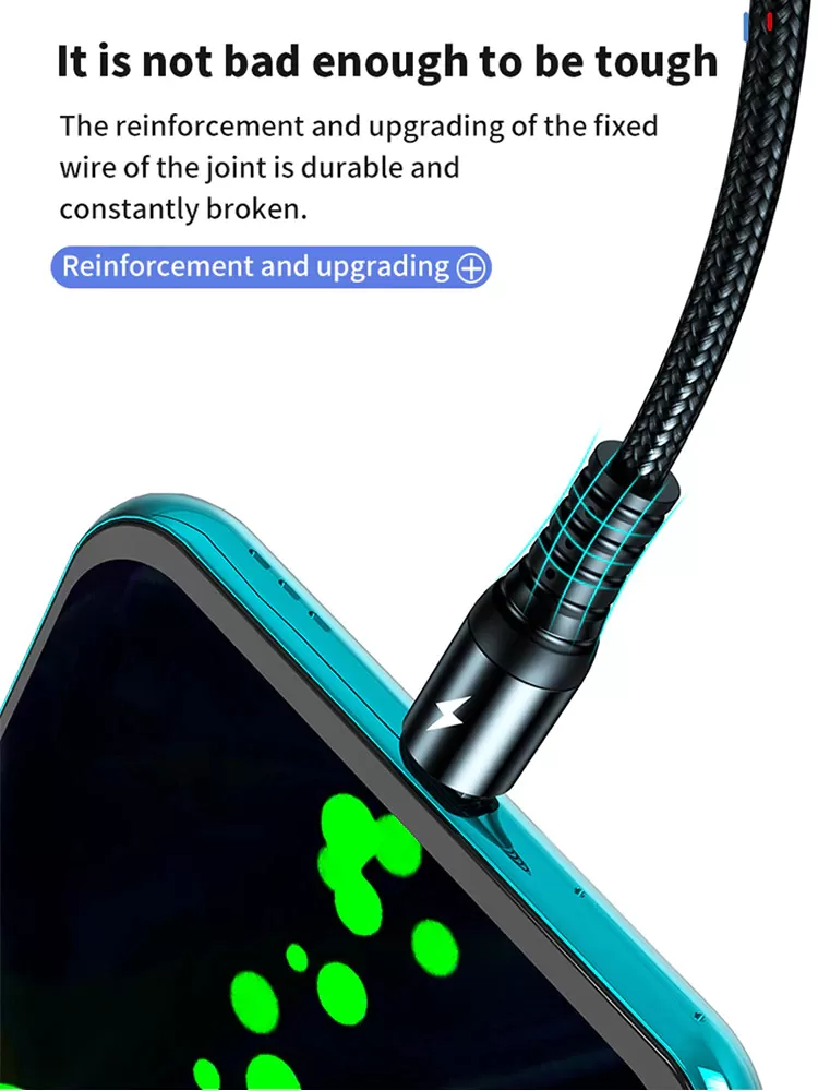 Fast Charging 3 in 1 USB Cable , Micro USB / Type C / lightn - image 6