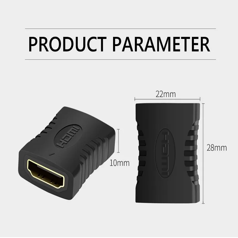 HDMI Adapter HDMI Female to Female F/F Coupler Extender - image 3