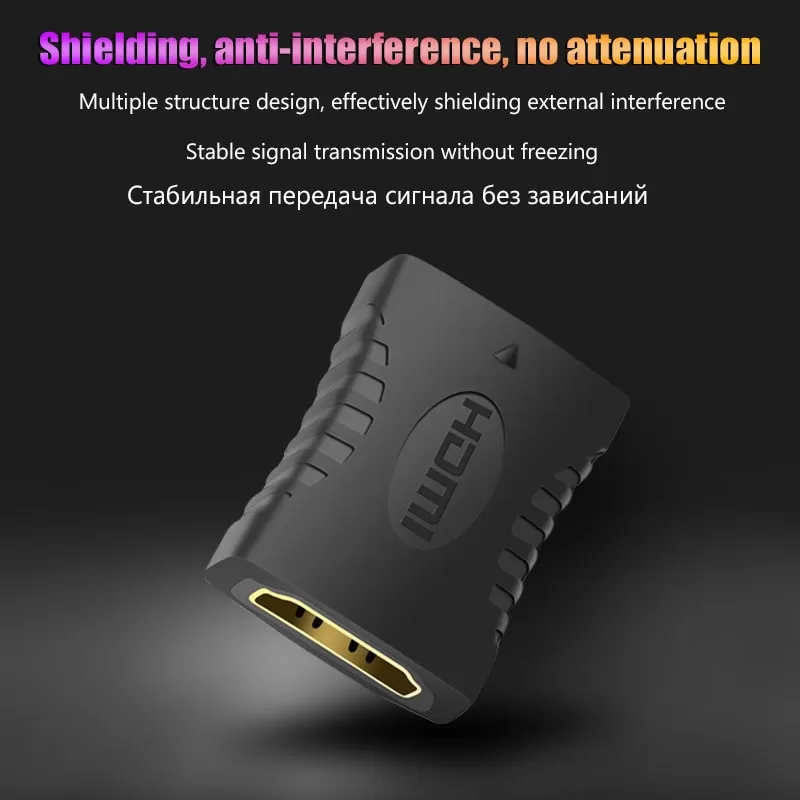 HDMI Adapter HDMI Female to Female F/F Coupler Extender - image 8