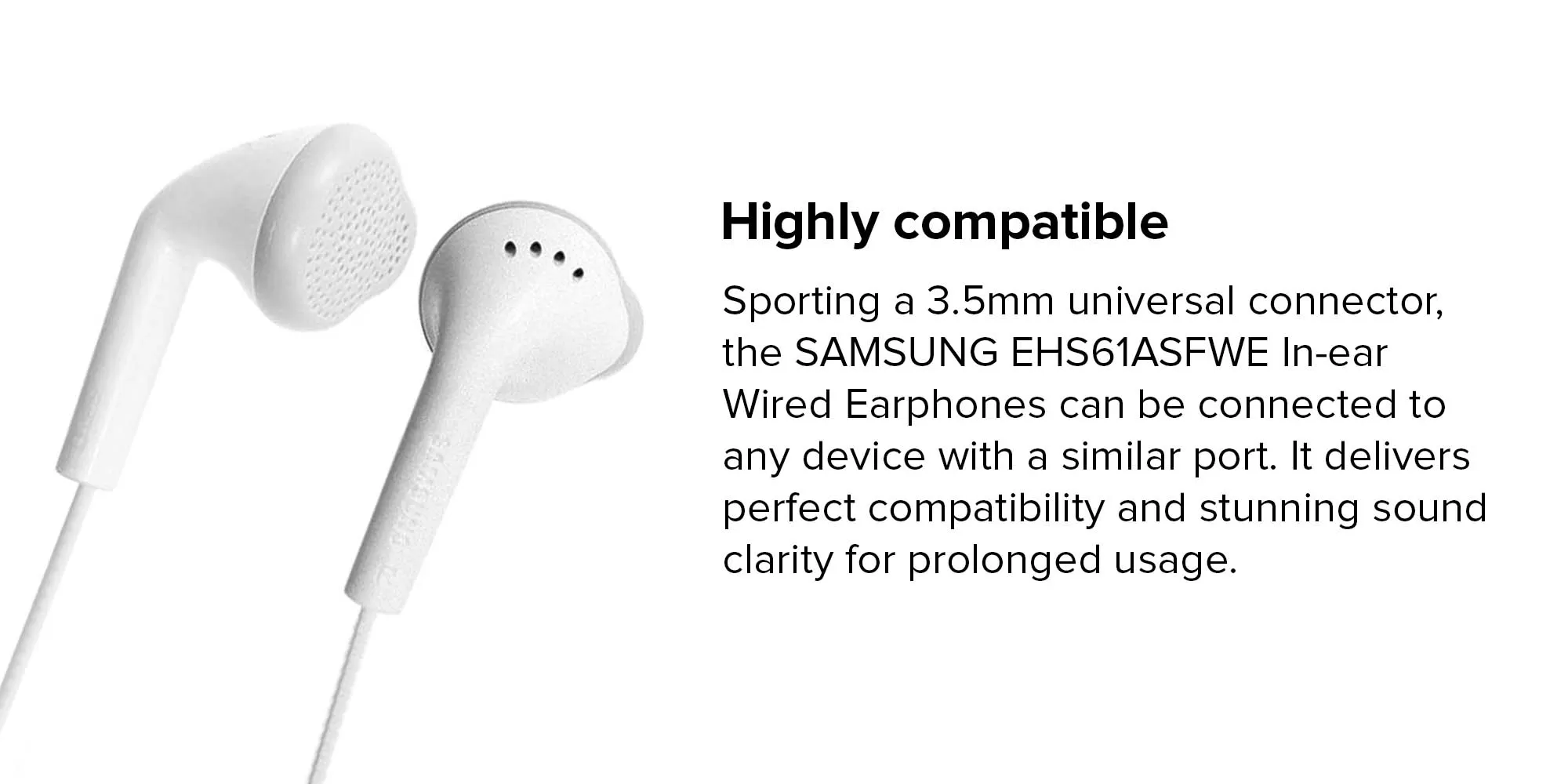 High Quality Handfree 3.5mm Earphone Headset Earbuds For All - image 5