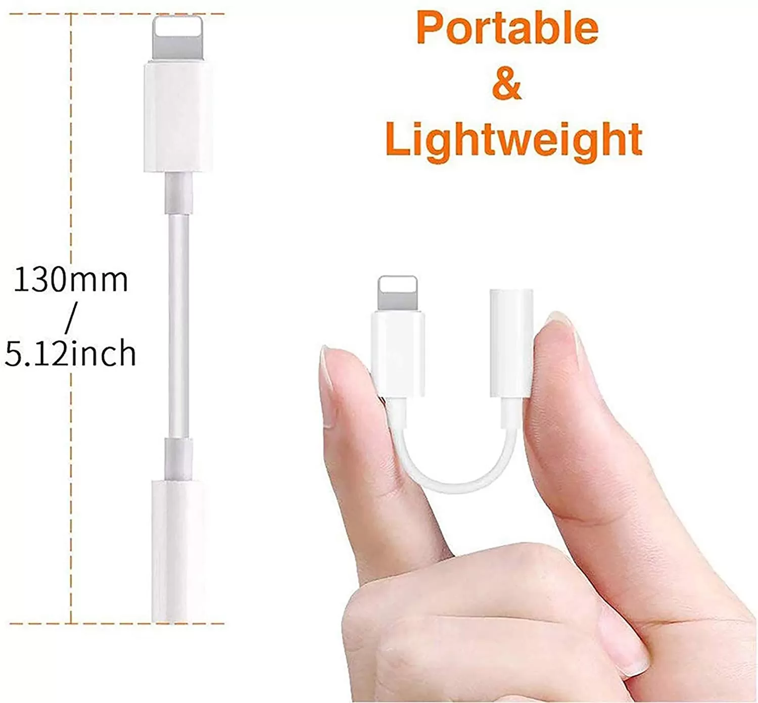 Lightning to 3.5mm Headphone Jack Adapter for iPhone - image 2