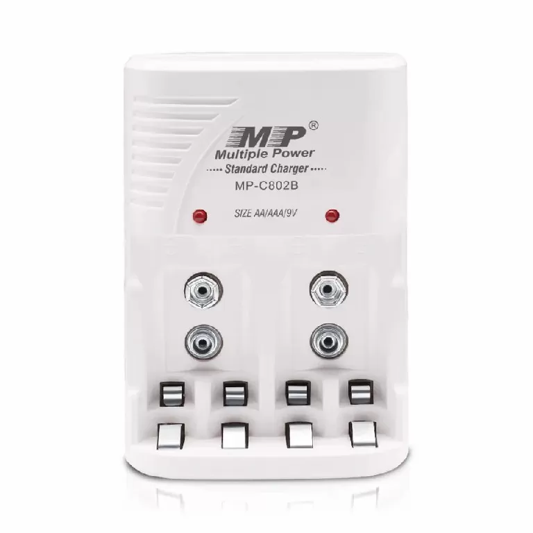 MP C802B Battery Charger 4 Slots For AA AAA 9V - image 8