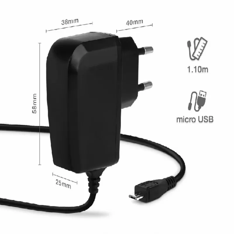 Phone Charger ForMicro USB Pot.Micro USB Travel Adapter - image 2