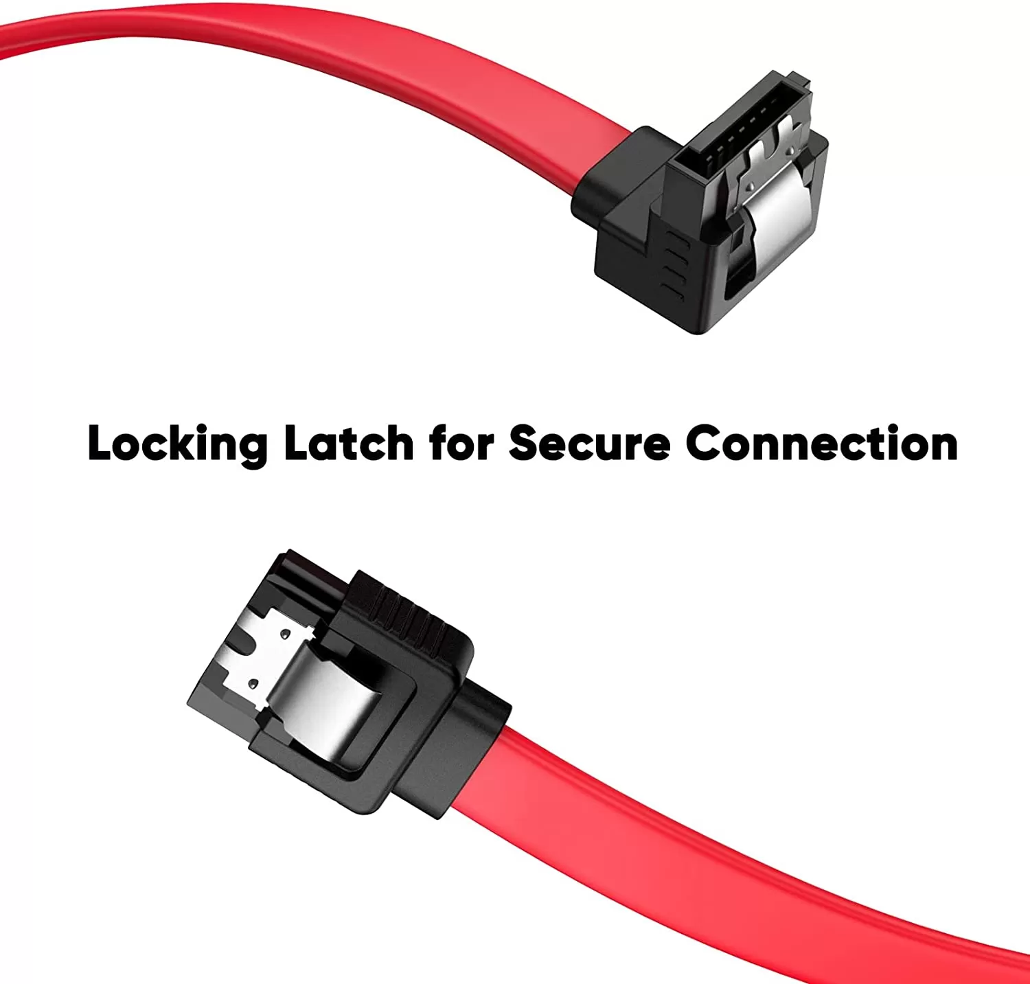 SATA Cable, (14-inch) SATA III Data Drive Cable 6.0 Gbps - image 7