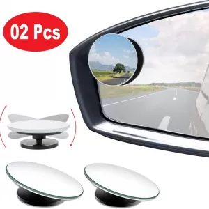 2Pcs Car Blind Spot Rear view mirror 360 Wide Angle Round mi