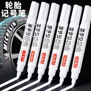 Car Tyre Permanent White Paint Pen Markers Waterproof