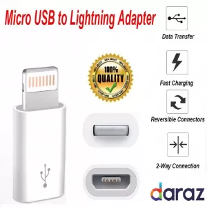 OTG adapter for Lightning Connector to Micro USB Female Port