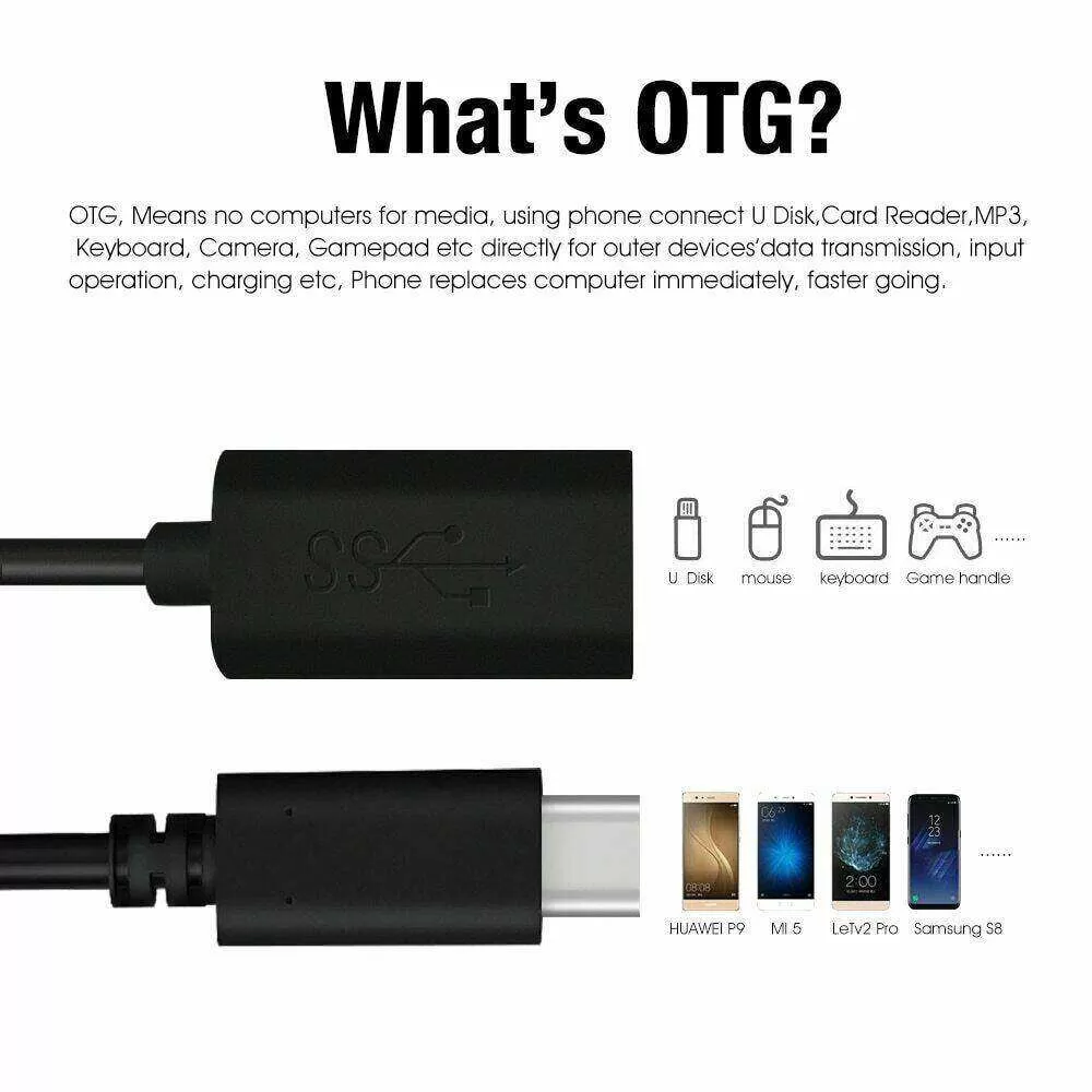 USB 2.0 Micro USB toOTG Data Cable Adapter Converter.Micro - image 2