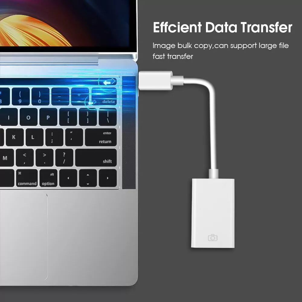 USB 2.0 Type C OTG Data Cable Adapter Converter For Camera R - image 7