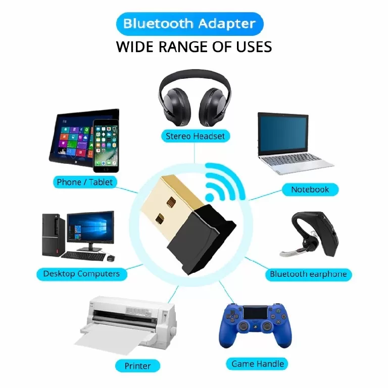 USB Bluetooth Adapter Dongle Wireless Audio Receiver - image 1