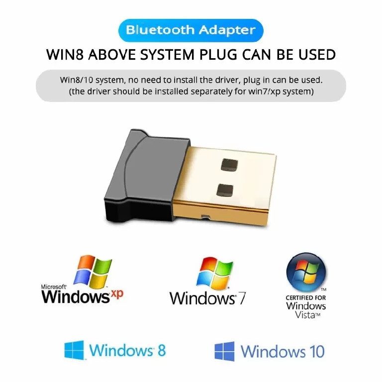 USB Bluetooth Adapter Dongle Wireless Audio Receiver - image 3
