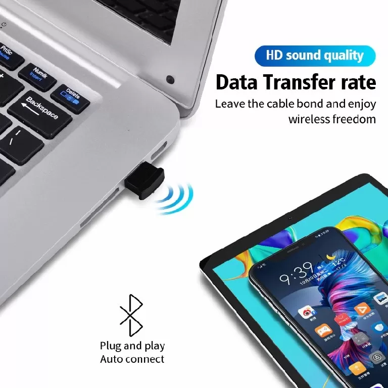 USB Bluetooth Adapter Dongle Wireless Audio Receiver - image 8