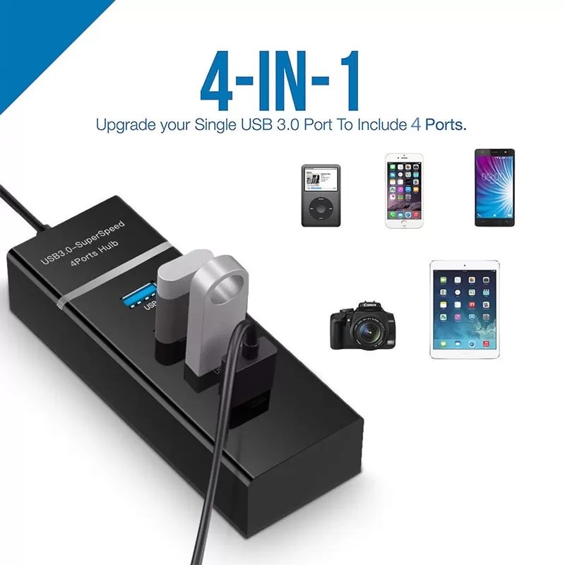 USB HUB 3.0 High Speed 4 Ports Splitter For High Speed - image 3