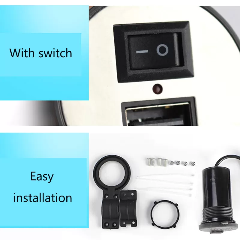 Waterproof Motorcycle 12V USB Charger DC 5V/1A - image 6