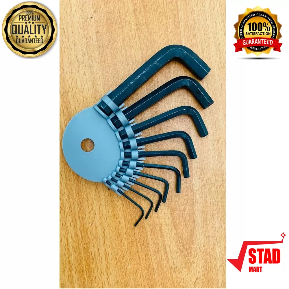 Generic Allen Key Set (10 Pcs) High Quality Durable