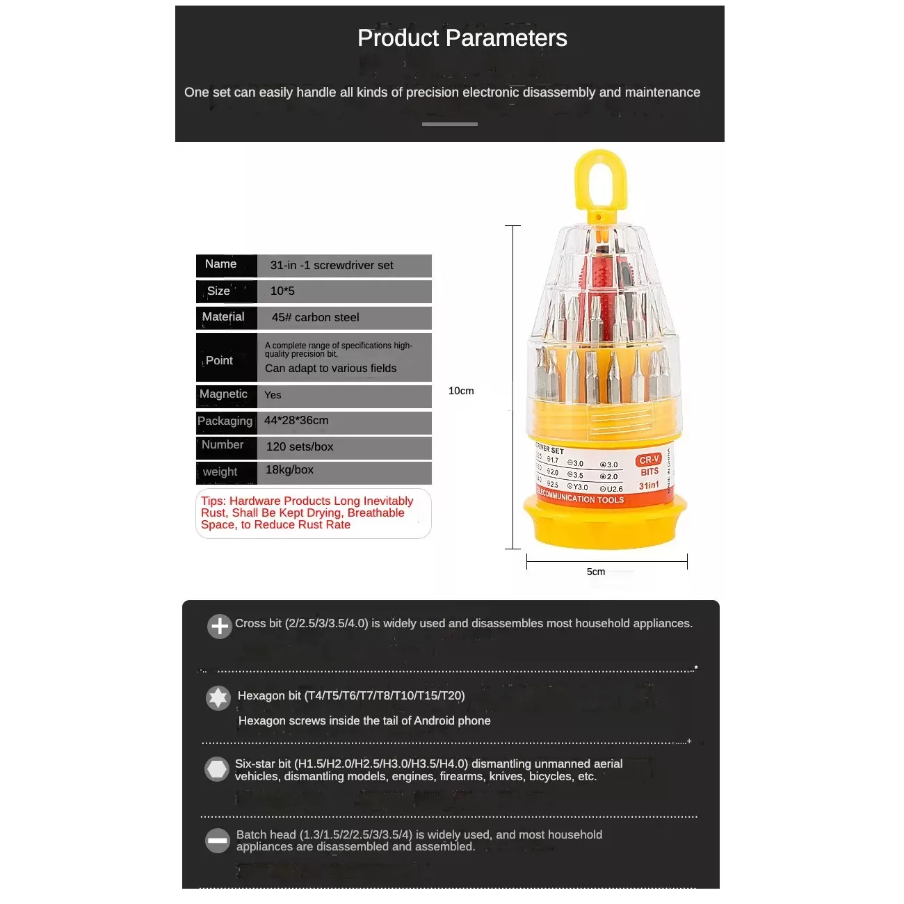 Generic 31 in 1 Precision Screwdriver Set - image 5