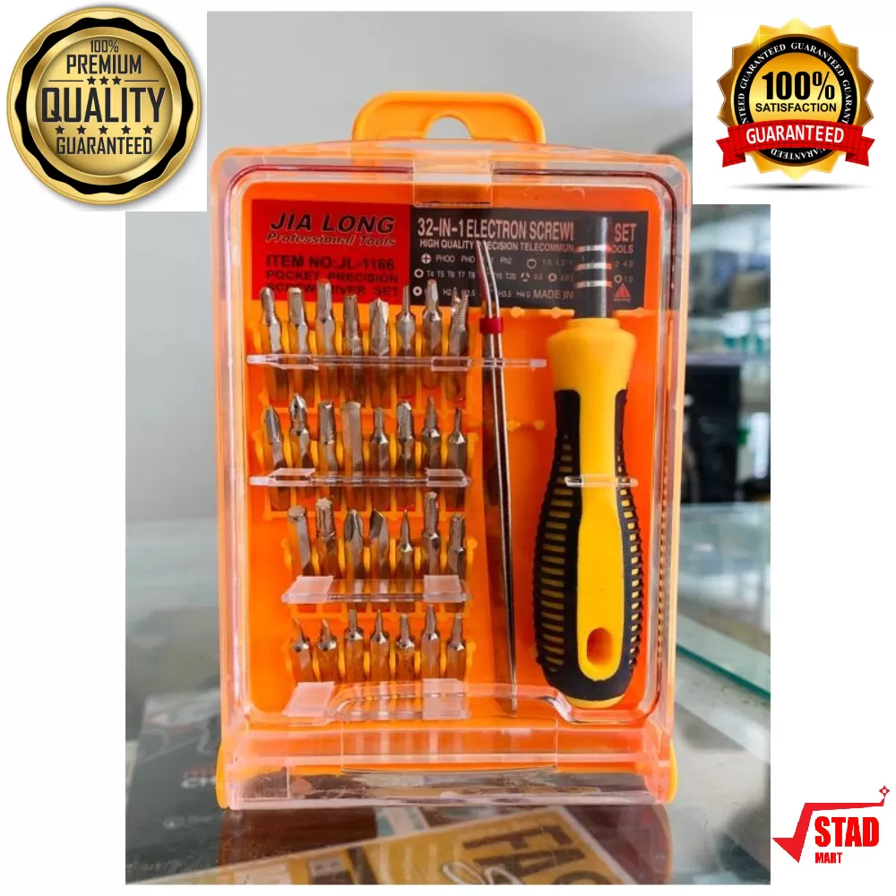 Generic 32 In 1 Screwdriver Tool Kit High quality precision - image 1