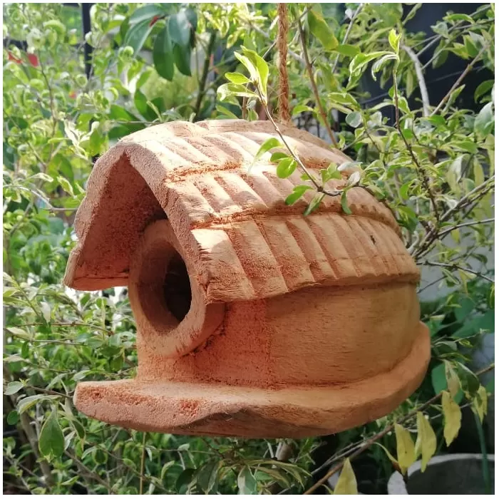 Generic Coconut Husk Natural Bird Nest Cage