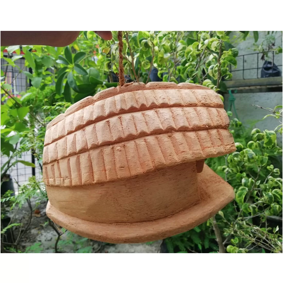 Generic Coconut Husk Natural Bird Nest Cage - image 4