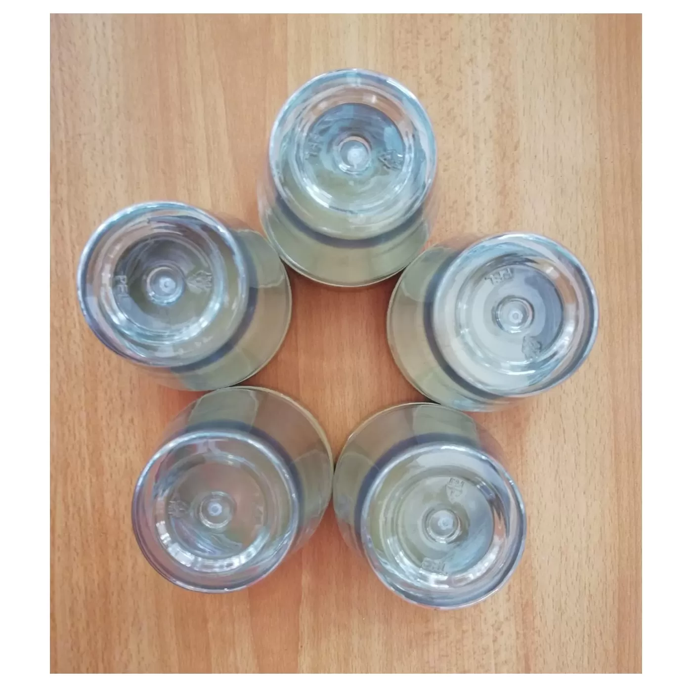 Gold 5 Pcs Transparent Kitchen Spice Containers SMALL - image 7