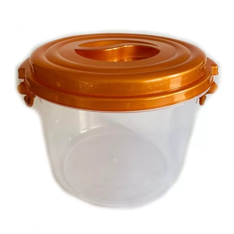 Gold Plastick Lock Bucket