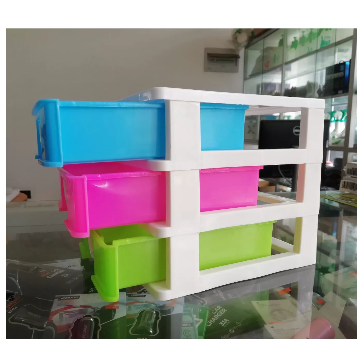Generic Mini Drawer Set Multi Color 3 Layers Plastic - image 3
