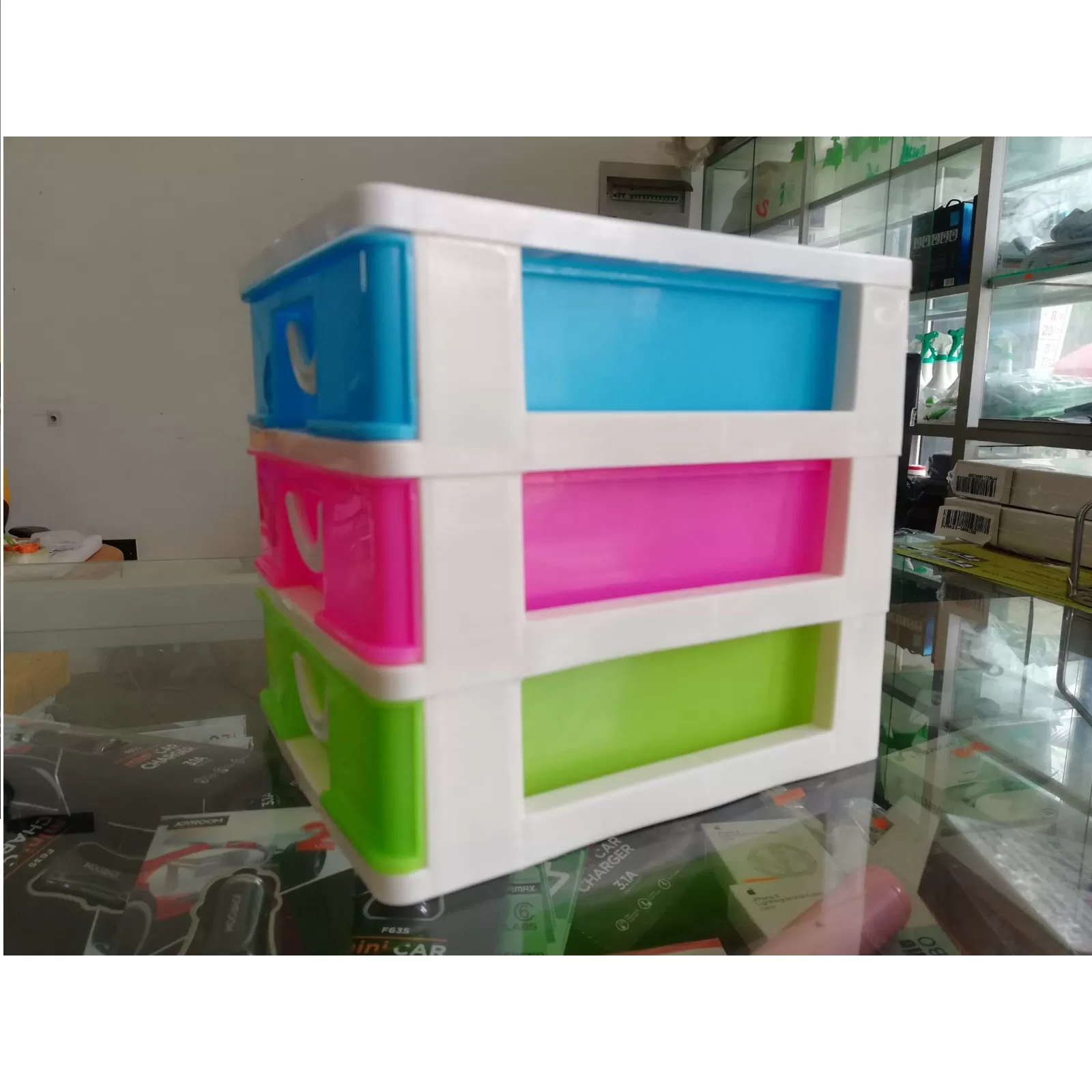 Generic Mini Drawer Set Multi Color 3 Layers Plastic - image 5