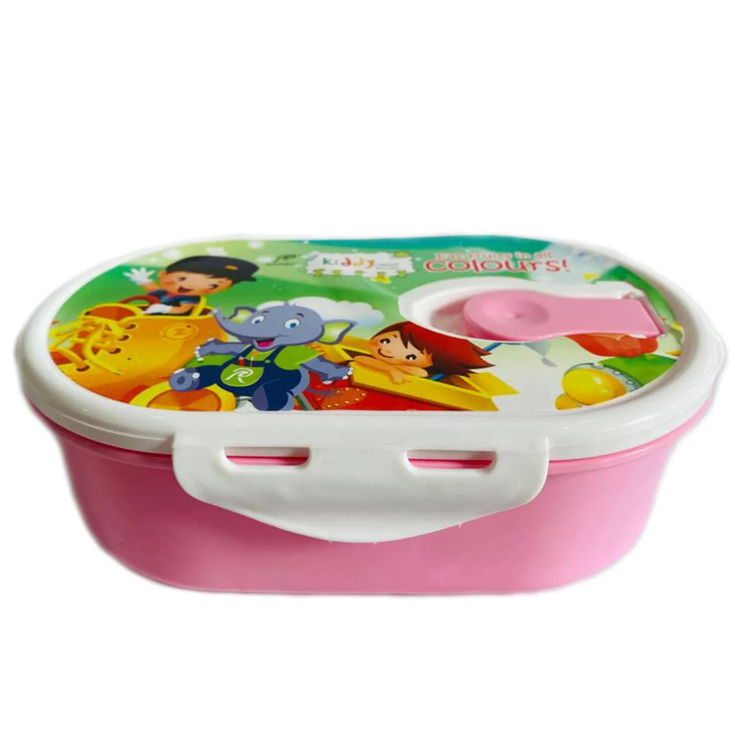 Pink Kids Pink Lunch Box with Steam Releasing Valve