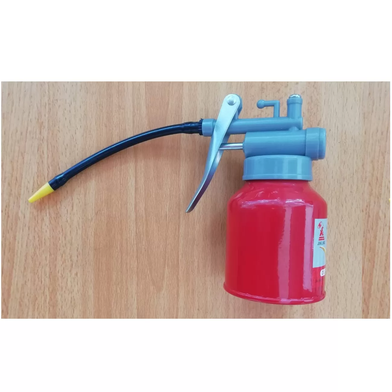 Generic Red Oil Pump Can High Quality Steel - image 2