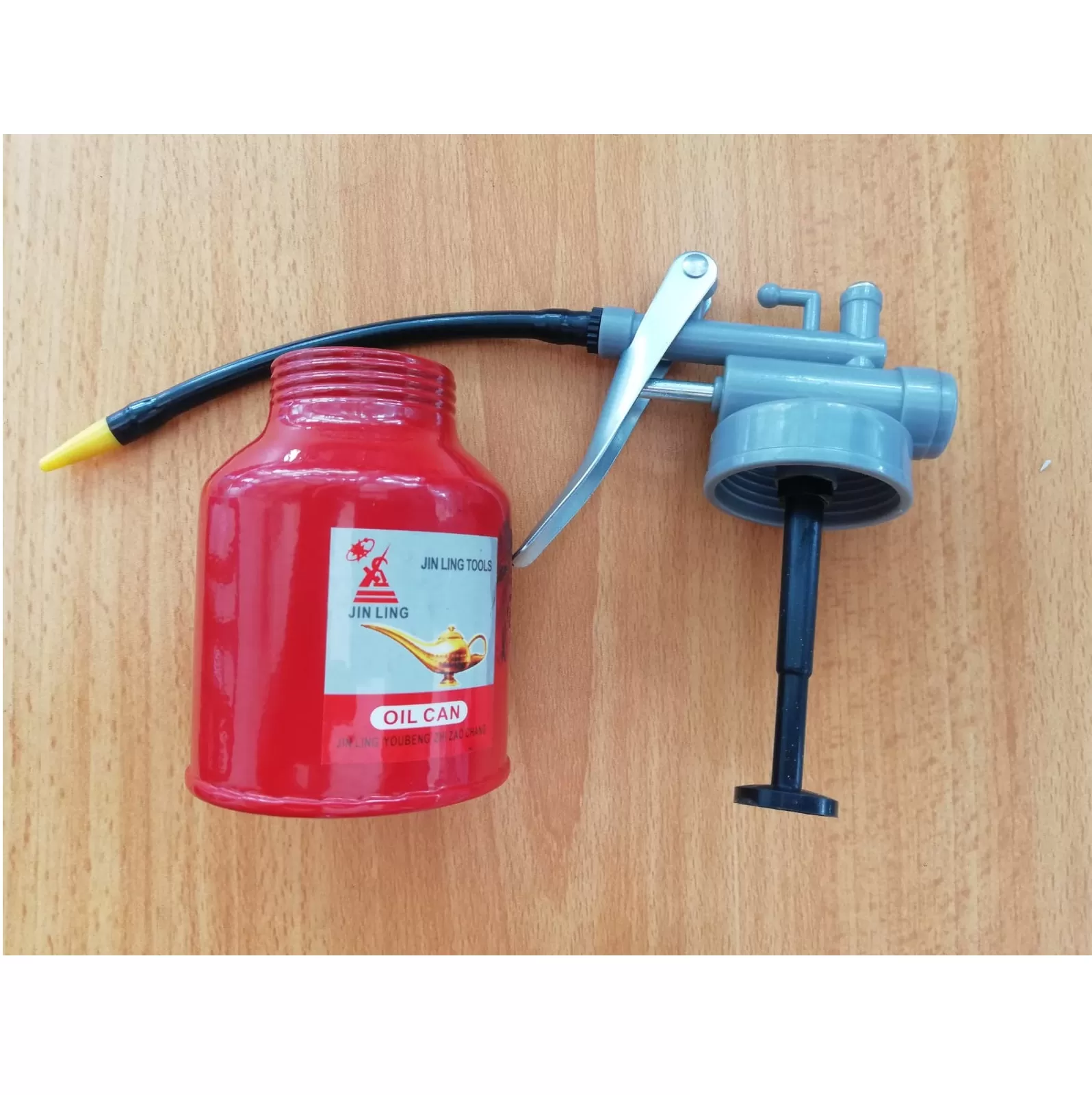 Generic Red Oil Pump Can High Quality Steel - image 5