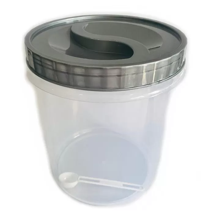 Silver Rice Bucket 6kg - High Quality & Durable