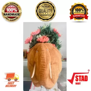 Generic Coconut Husk ELEPHANT Jewelry Box Coin Box