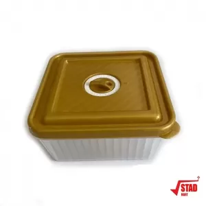 Gold Square Small Food Container Microwave Safe