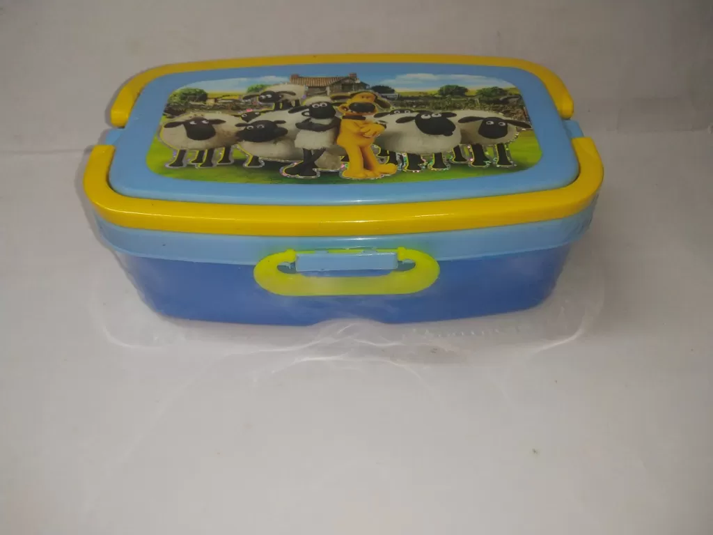 Titan Light Blue Plastic Lunch Box