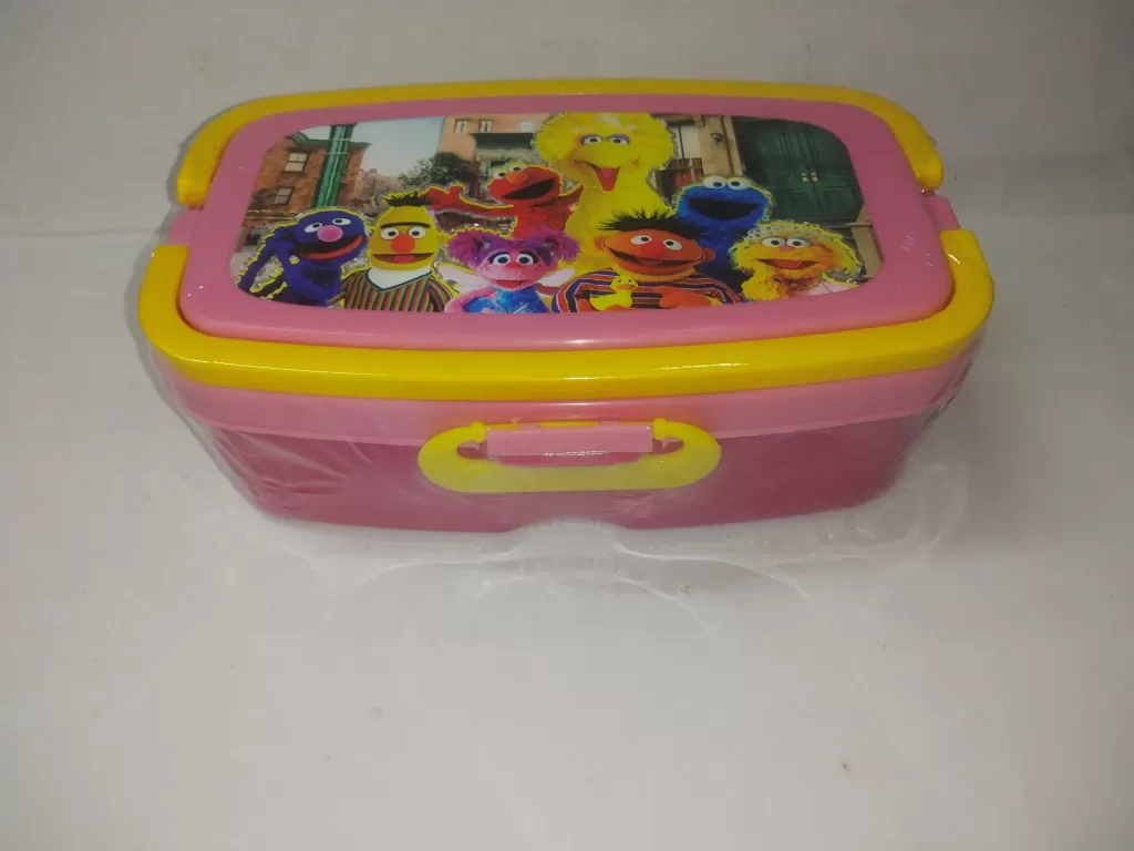 Titan Pink Plastic Lunch Box with Spoon - image 2