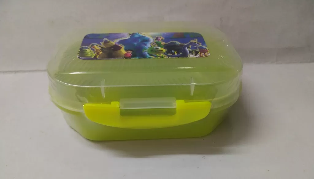 Generic Mini Square Lunch Box Plastic