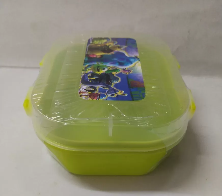 Generic Mini Square Lunch Box Plastic - image 2