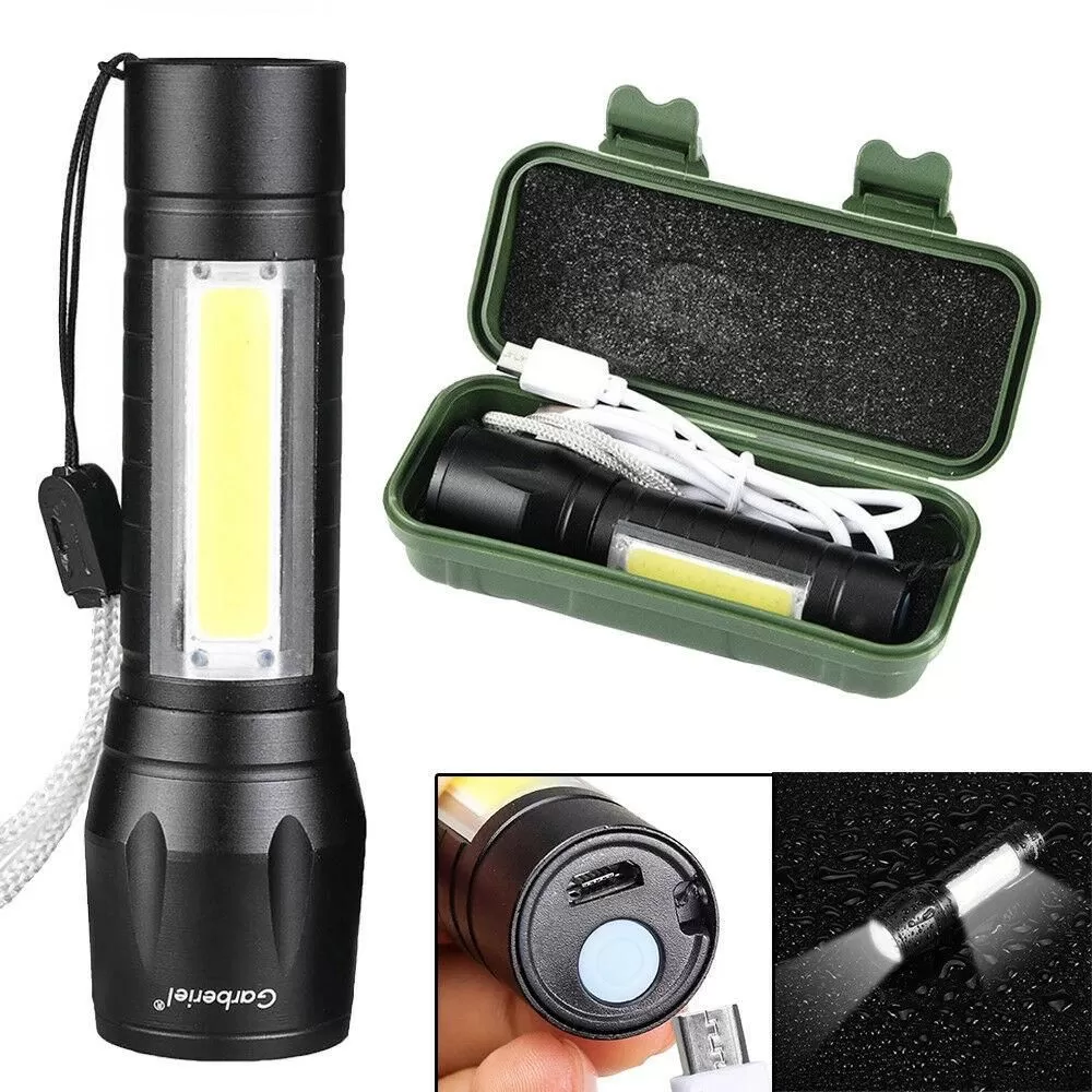 Generic Mini Pocket Xenon Rechargeable XPE COB LED Torch
