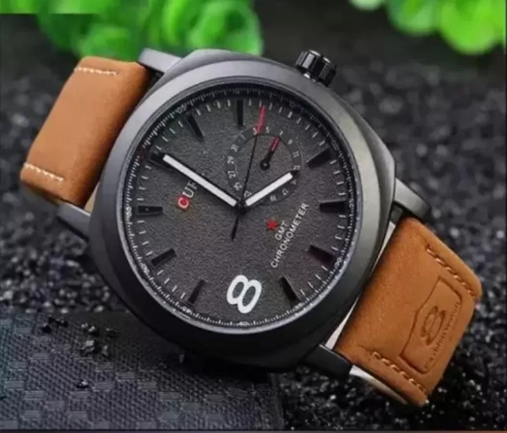 CURREN Denim Casual Elegant Luxury Men Watch - image 2