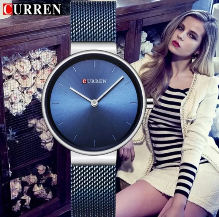 Curren Girls Ladies Fashion Watch Dark Blue - image 2