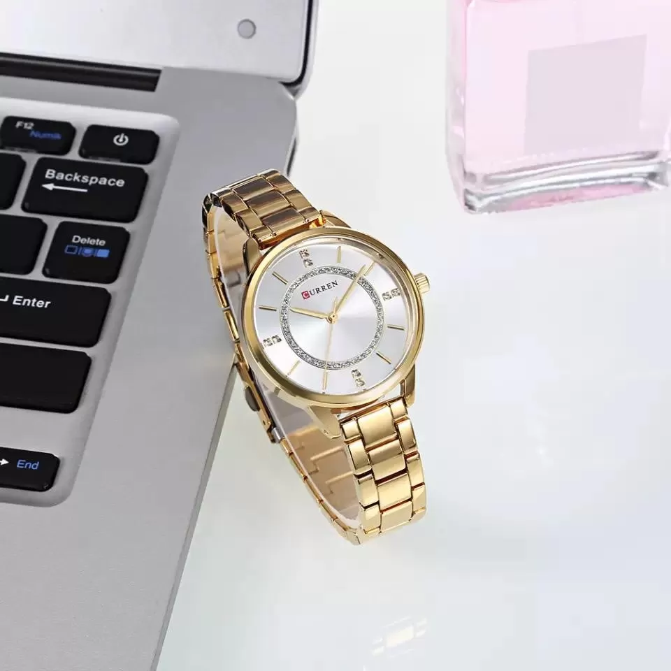 Curren Fashionable Elegant Stainless Steel Ladies Watch - image 1