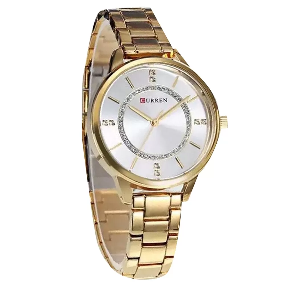 Curren Fashionable Elegant Stainless Steel Ladies Watch - image 2